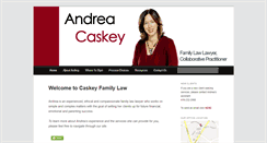 Desktop Screenshot of caskeyfamilylaw.com